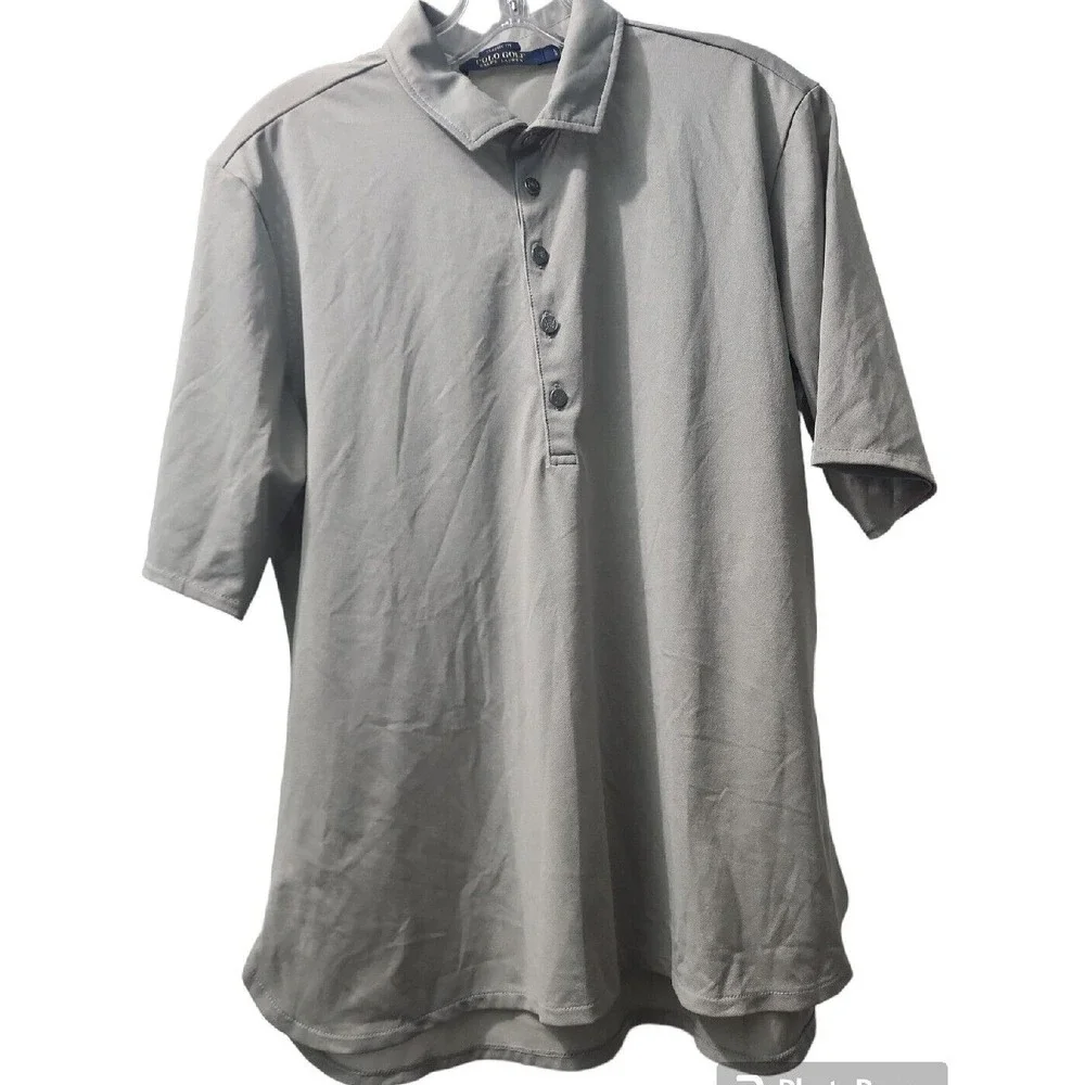 Polo Golf‎ Ralph Lauren Gray Classic Fit Golf Polo Shirt Men's Large
